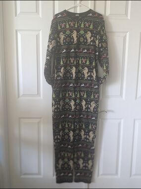 Unisex Ugly Christmas Onesie With Unicorns